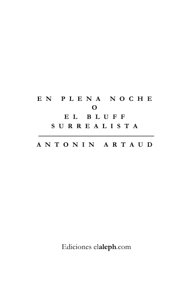Portada de En plena noche